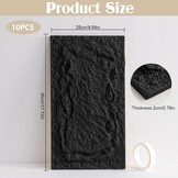 3D Steenlook Wandpanelen Zwart 10 Stuks - 57% Korting