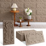 3D Steenlook Wandpanelen Zwart 10 Stuks - 57% Korting