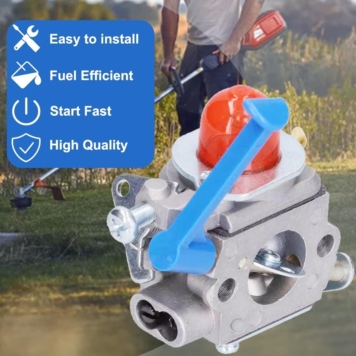Carburateur Kit voor Bosmaaiers (incl. pakkingen, filters) - 58% Korting