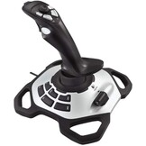 Logitech G Extreme 3D PRO Joystick, 12 Programmable Buttons, 8-way Hat Switch, Stable, Weighted Base, Rapid-fire Trigger, USB, PC - Black/Silver,Pack of 1