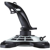Logitech G Extreme 3D PRO Joystick, 12 Programmable Buttons, 8-way Hat Switch, Stable, Weighted Base, Rapid-fire Trigger, USB, PC - Black/Silver,Pack of 1