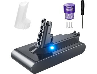 V11 Reservebatterij voor Dyson V11 accu 6000mAh Li-Ion batterij voor Dyson compatibel met (schroeftype) Animal Absolute Advance Torque SV14 (niet geschikt voor knopinstallatie type)