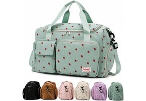 Groene Corduroy Sporttas & Weekendtas met Schoenvak - 54% Korting