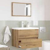 vidaXL Badkamermeubelset met lade 2 pcs Artisan Eiken 57 x 37 x 45 cm