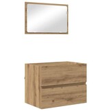 vidaXL Badkamermeubelset Artisan Eiken - 34% Korting