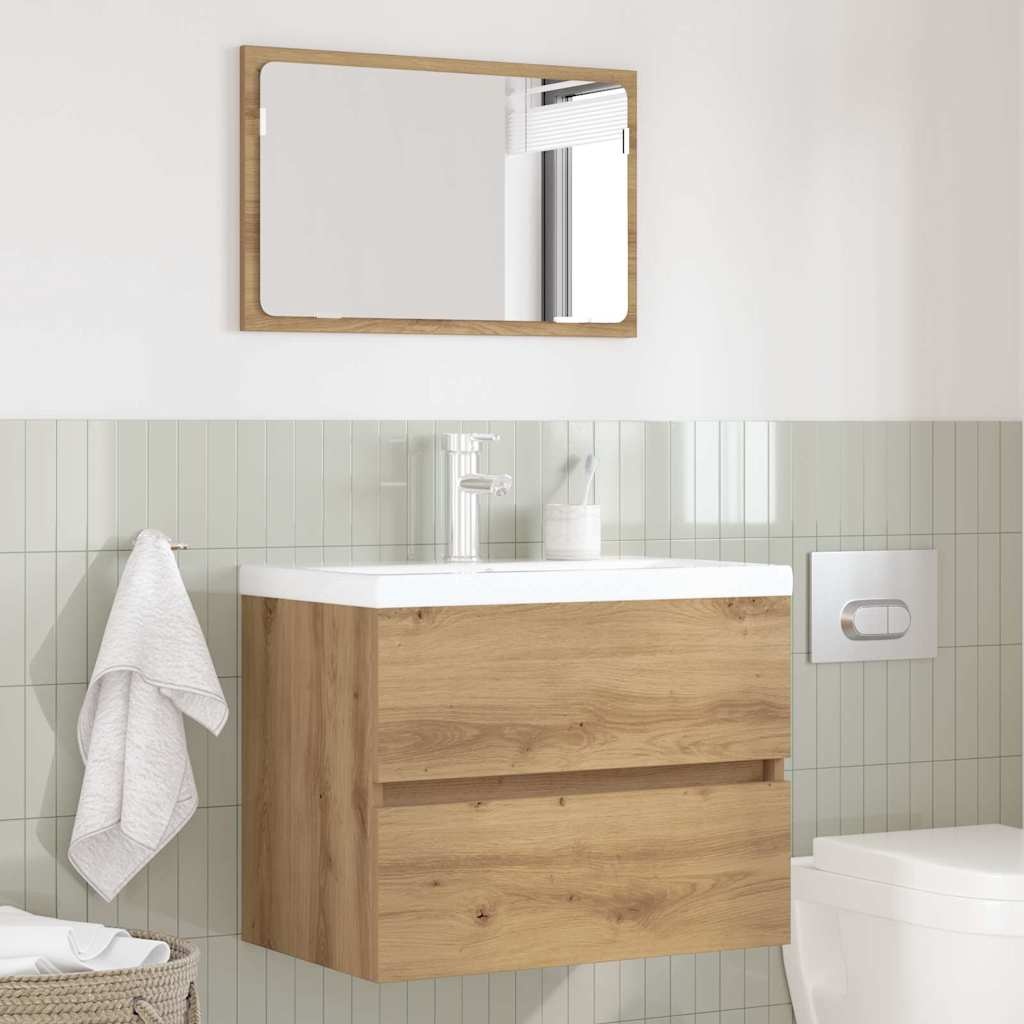 vidaXL Badkamermeubelset met lade 2 pcs Artisan Eiken 57 x 37 x 45 cm