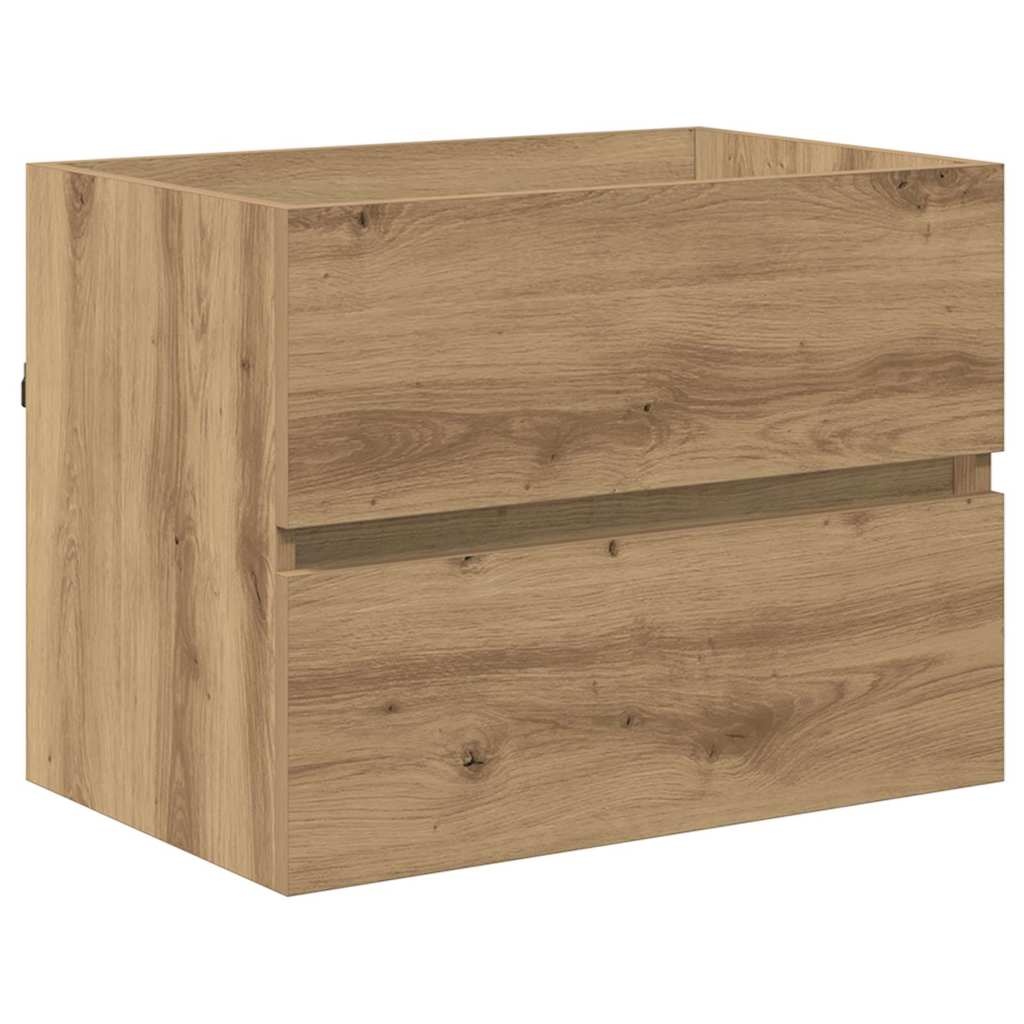 vidaXL Badkamermeubelset met lade 2 pcs Artisan Eiken 57 x 37 x 45 cm