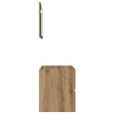 vidaXL Badkamermeubelset met lade 2 pcs Artisan Eiken 57 x 37 x 45 cm
