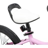 KEANO Lexicon 12 inch kinderfiets voor jongens en meisjes van 2 tot 4 jaar, met steunwielen, roze