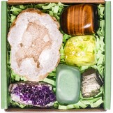 Crystals and Healing Stones Set for Anxiety, Relaxation Spiritual Crystals Gift for Meditation, Manifestation, Zen, Reiki, Fengshui (Abundance)