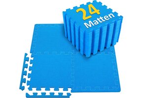 Puzzelmatten Blauw - 24 Stuks - 41% Korting