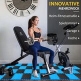 Antislip Puzzelmatten voor Fitness | 24 Stuks Blauw | 56% Korting