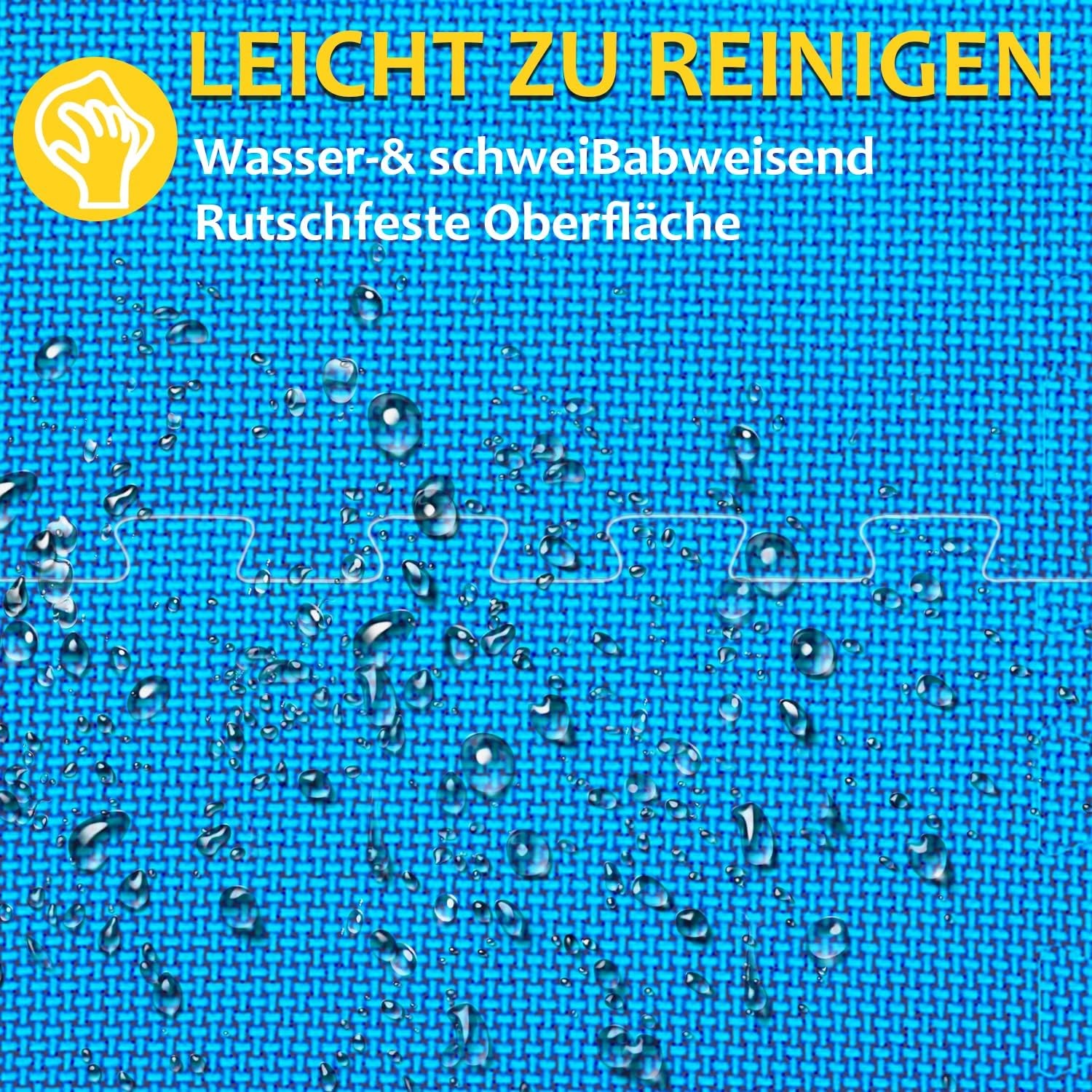 Antislip Puzzelmatten voor Fitness | 24 Stuks Blauw | 56% Korting