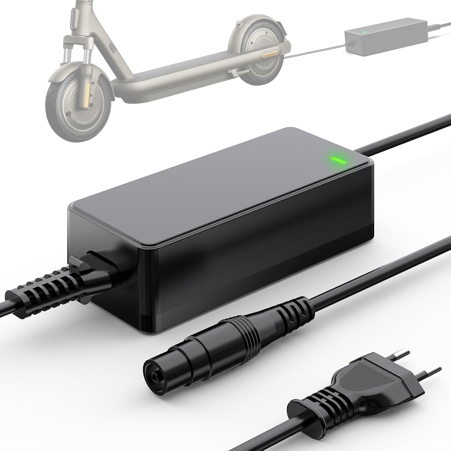 Mezelon 54.6V 2A Snellader voor Xiaomi 4 Pro Max, 4 Pro Plus, 5 Max en Ninebot ZT3 Pro