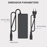 Mezelon 54.6V 2A Snellader voor Xiaomi 4 Pro Max, 4 Pro Plus, 5 Max en Ninebot ZT3 Pro