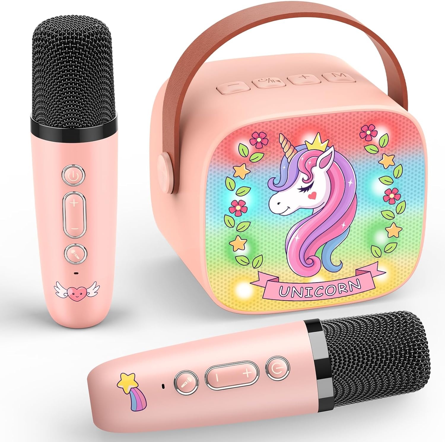 Karaoke Machine Kinderen met 2 Microfoons & Bluetooth - 71% Korting!