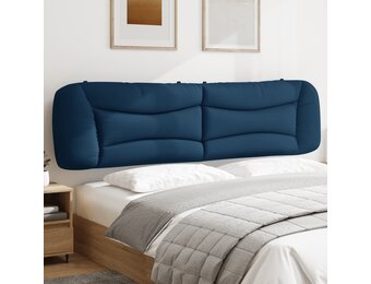 vidaXL Hoofdbordkussen 200 cm stof blauw