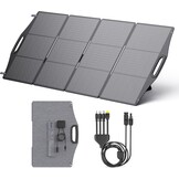 BigBlue 150W Portable Solar Panel ETFE, Foldable Solar Modules N-Type 20.8V/9.23A With Standard, IP68 Waterproof, Portable Solar Charger With 5 Connection Types For Charging Stations, Camping, Motorhomes - Maat 150W