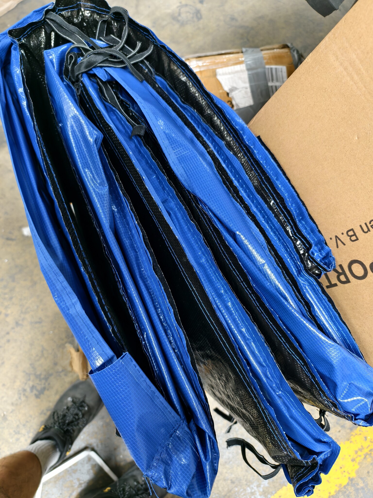 Trampoline Rand Blauw 244-252 cm (8 ft) - 53% Korting!