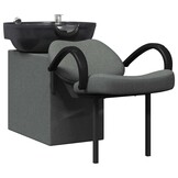 Moderne Shampoo Stoel Donkergrijs/Zwart - 54% Korting!