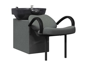 Moderne Shampoo Stoel Donkergrijs/Zwart - 54% Korting!