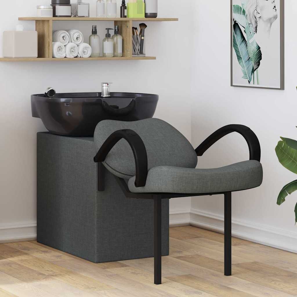 Moderne Shampoo Stoel Donkergrijs/Zwart - 54% Korting!