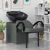 Moderne Shampoo Stoel Donkergrijs/Zwart - 54% Korting!