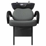Moderne Shampoo Stoel Donkergrijs/Zwart - 54% Korting!