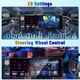 1 DIN Autoradio 4.1 inch met Bluetooth, Touchscreen, FM/AM/RDS en Achteruitrijcamera