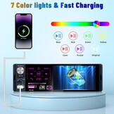 1 DIN Autoradio 4.1 inch met Bluetooth, Touchscreen, FM/AM/RDS en Achteruitrijcamera