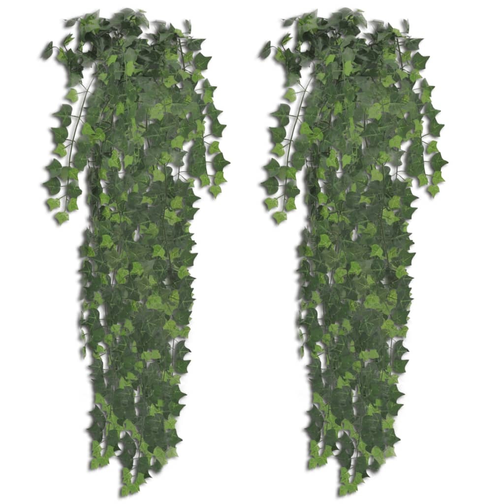 Set van 2 Kunstklimopstruiken - 90 cm Groen - 34% Korting