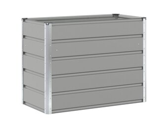 Lichtgrijze Plantenbak 480x50x45cm (Gegalvaniseerd Staal) - 53% Korting!