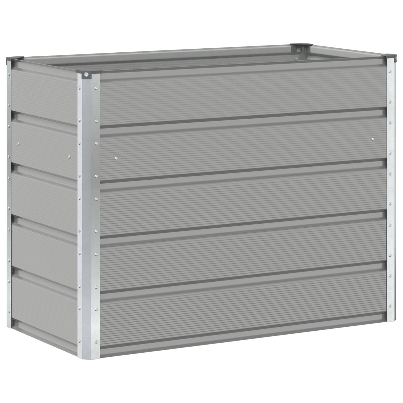 Lichtgrijze Plantenbak 480x50x45cm (Gegalvaniseerd Staal) - 53% Korting!