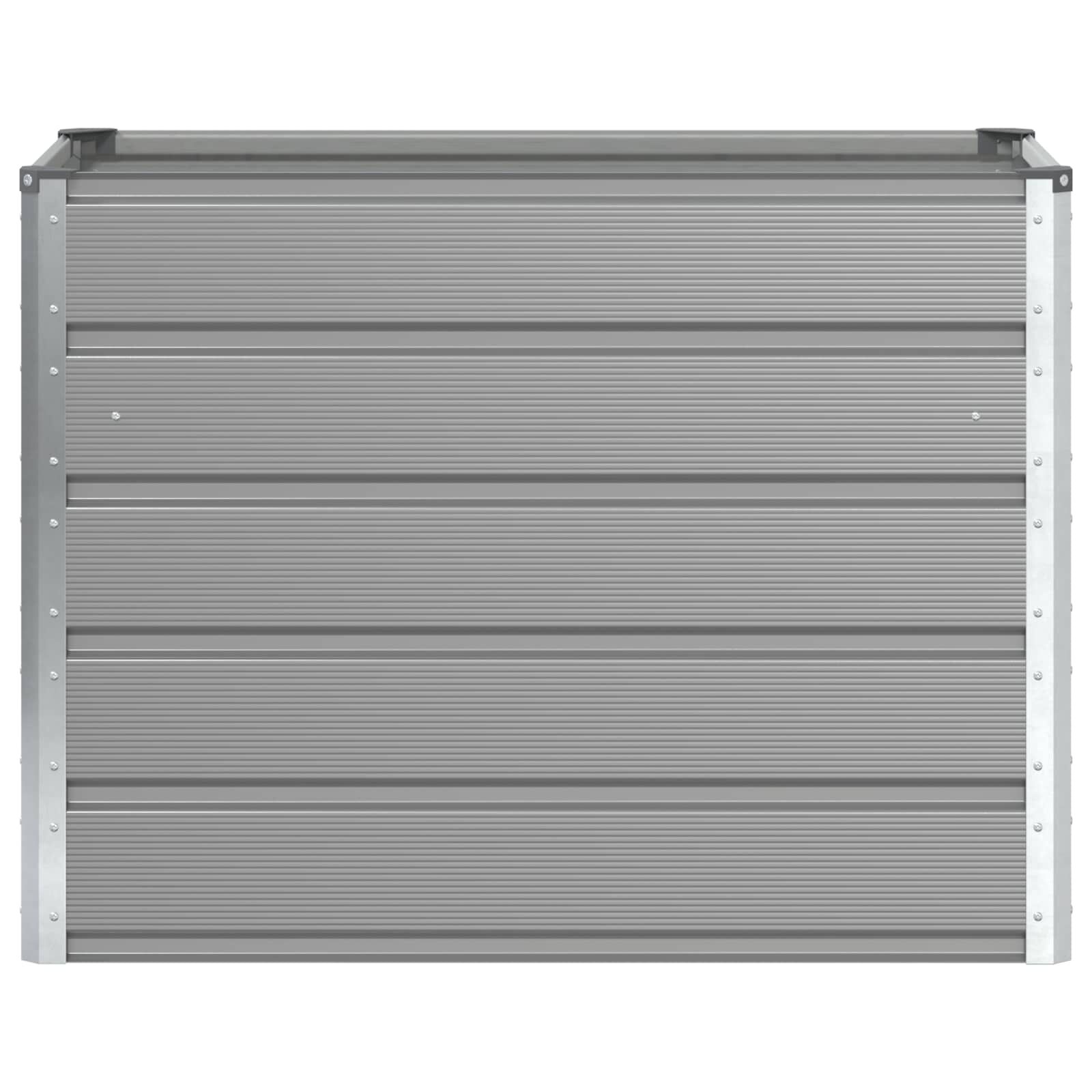 Lichtgrijze Plantenbak 480x50x45cm (Gegalvaniseerd Staal) - 53% Korting!
