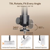 Projector Plafondbeugel Zwart - Draaibaar & Kantelbaar - 56% Korting!