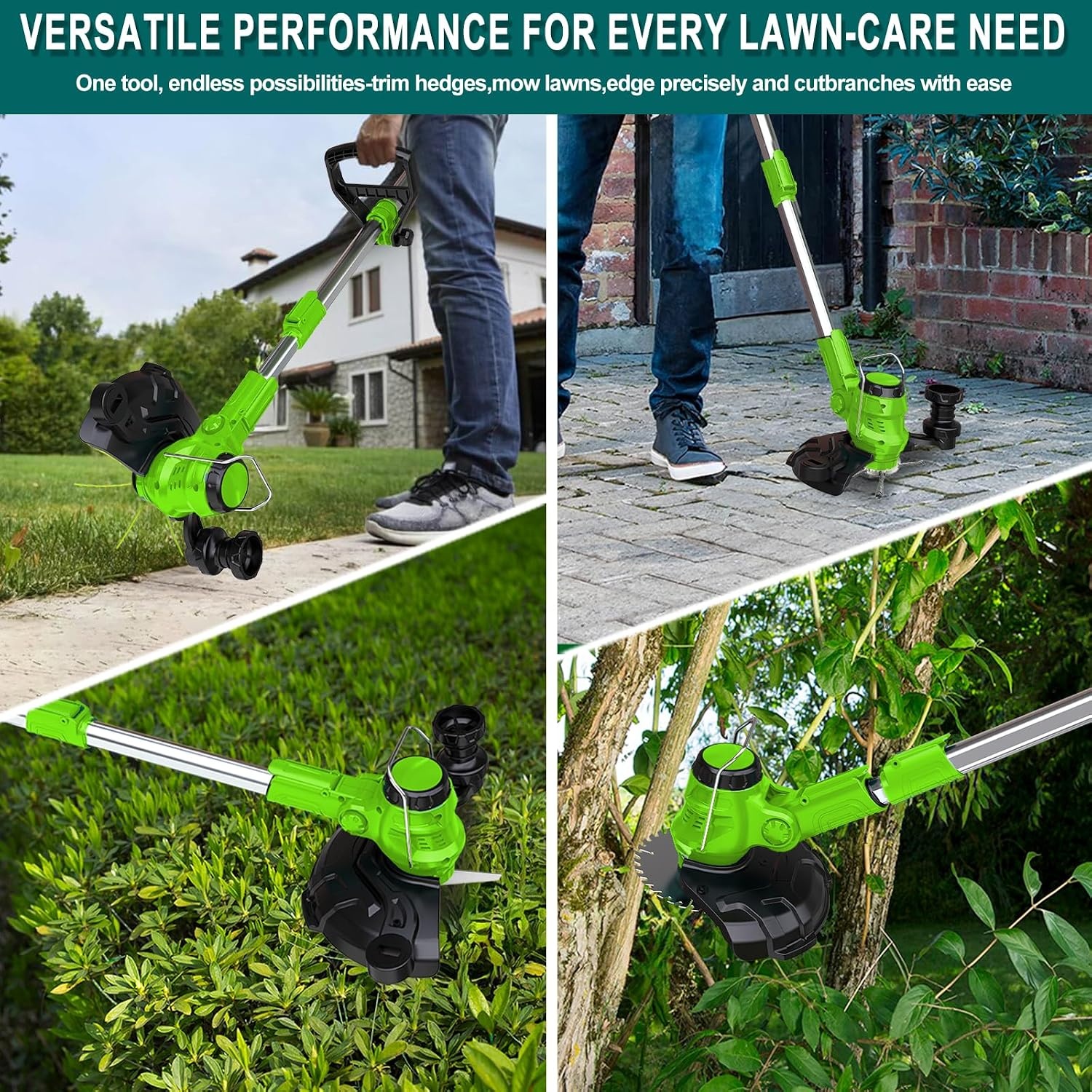 5-in-1 Accu Grastrimmer met Makita-accu compatibiliteit | 58% Korting
