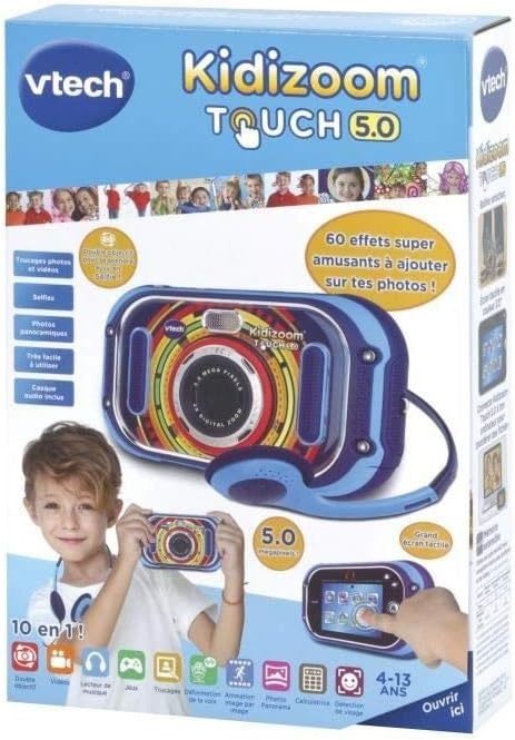 Kinderfototoestel KidiZoom Touch 5.0 Blauw met 34% Korting