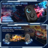 Mobiele Gamecontroller met Hall Effect Joysticks - 33% Korting