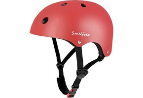 Kinder skate- en fietshelm Rood Maat S - EN1078 Gecertificeerd - 43% Korting!