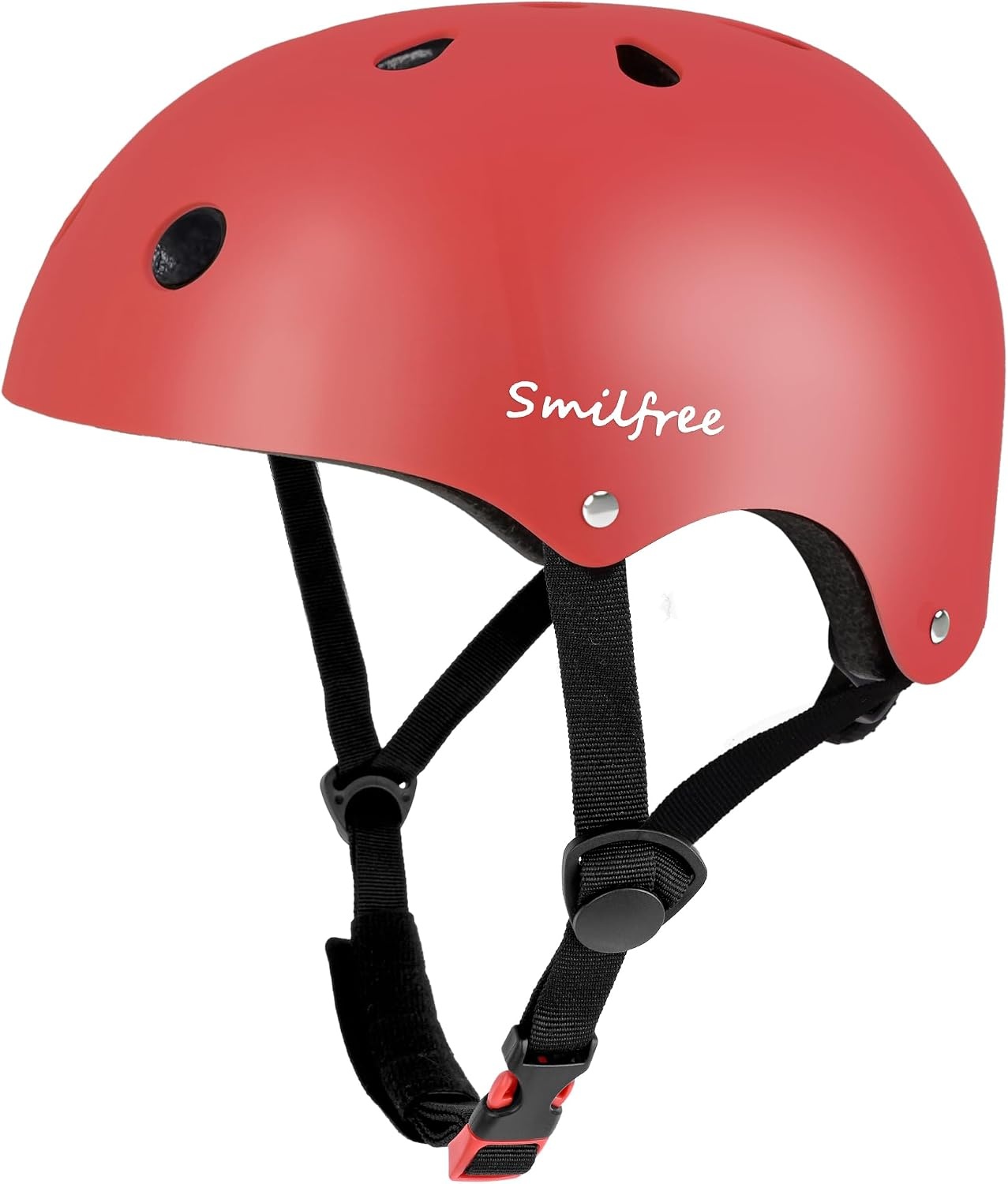 Rode Kinder Skaterhelm/Fietshelm Maat S (48-54cm) | EN1078 Gecertificeerd | 56% Korting
