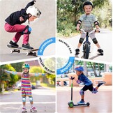 Kinder Beschermingsset 6-Delig - Knie, Elleboog & Pols - Verstelbaar - 54% Korting