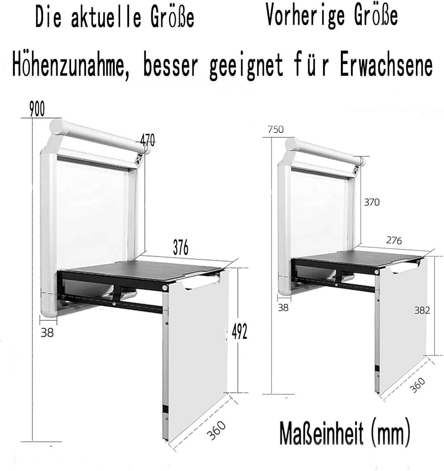 Doucheklapstoel Wandklapstoel | 350 kg | 35% Korting