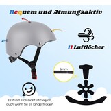 Kinder Skaterhelm Blauw Maat S (48-54cm) - Lichtgewicht & Robuust - 28% Korting