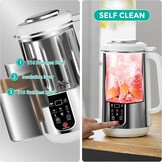 JAOGAUS Plantaardige Melkmachine 1200 ml - Roestvrij Staal