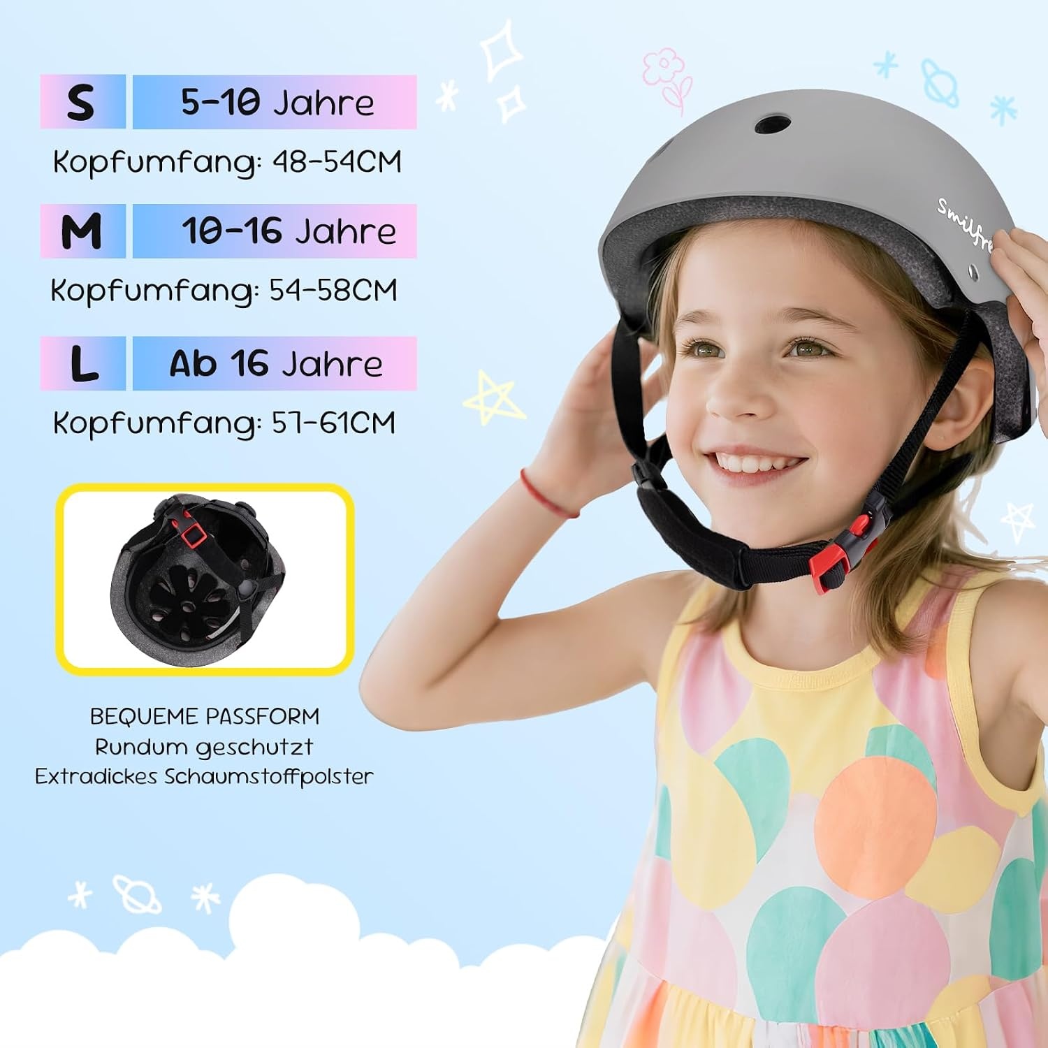 Kinder Skaterhelm Blauw Maat S (48-54cm) - Lichtgewicht & Robuust - 28% Korting
