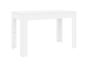 vidaXL Eettafel 120x60 cm Wit - 34% Korting!