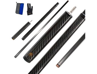 OKHEALING Koolstofvezel Biljartkeu - 13,8mm, 1/3 Verlenging, 112cm - 35% Korting