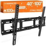 TV Muurbeugel 26-55 inch Zwart | Super Plat (25mm) | 60kg