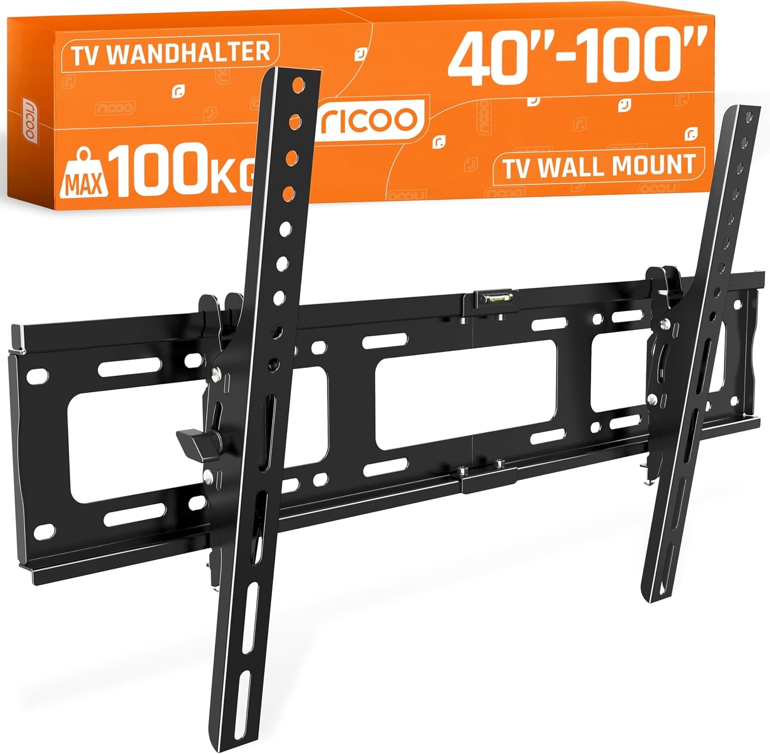 TV Muurbeugel 26-55 inch Zwart | Super Plat (25mm) | 60kg