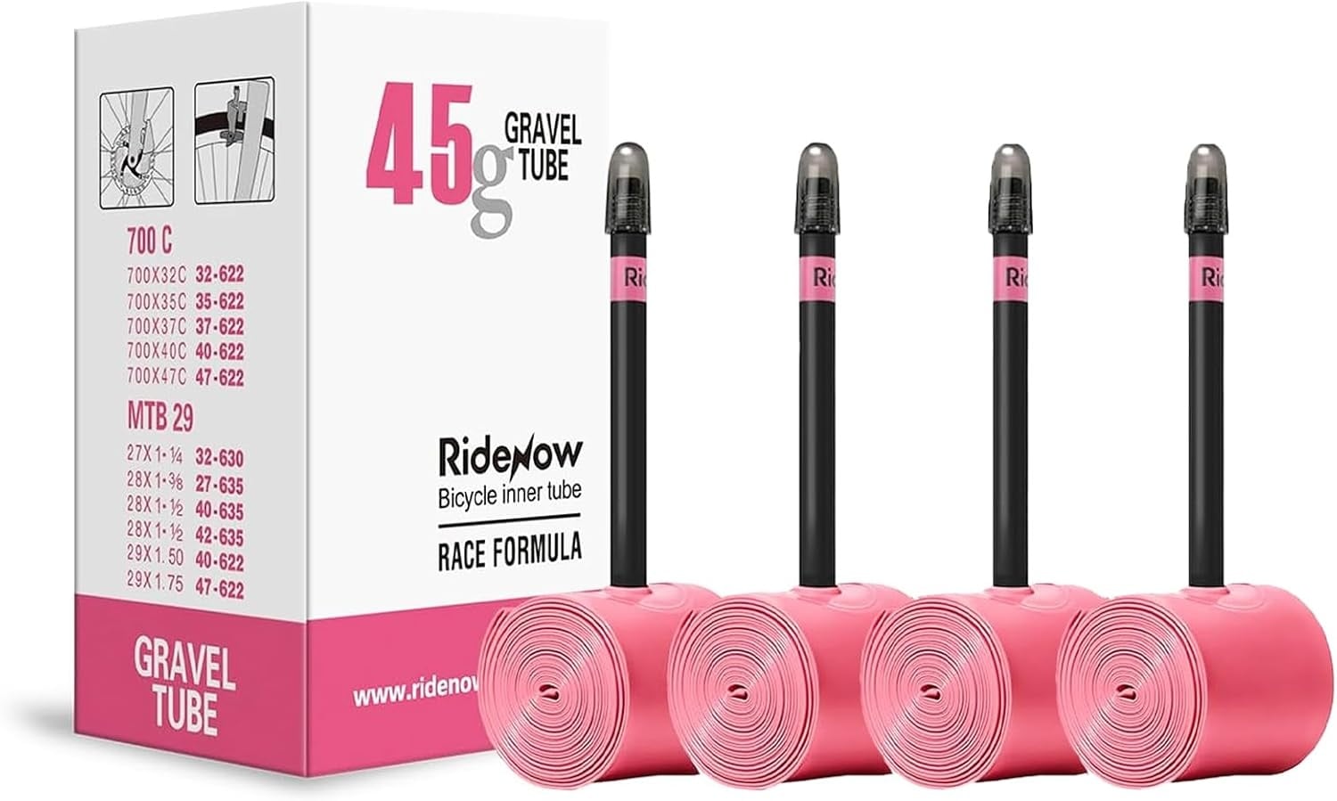 4x Ultralichte TPU Binnenbanden Racefiets/Gravelbike 700C - 29% Korting!